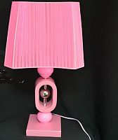 Светильник настольный Мелодия Света 220В Е27 60Вт Розовый фото Светильник настольный Мелодия Света 220В Е27 60Вт Розовый картинка